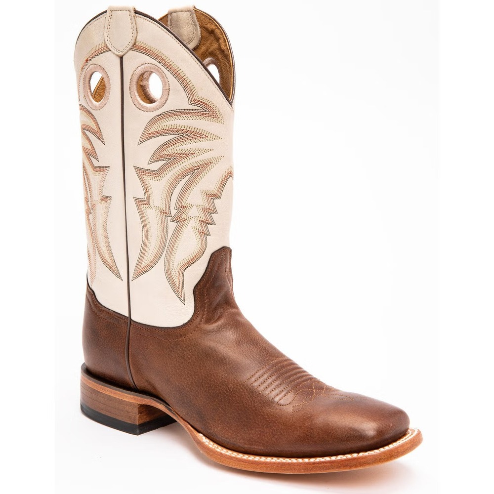 Cody James® (Men's 12 D) BB63 Leather Western Boots in Brown/Cream - $220